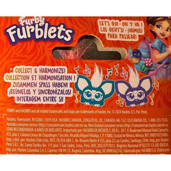 Furby Furblets Electronic Mini Plush Complete Set of 6 Speaks Furbish Harmonize - Picture 15 of 16